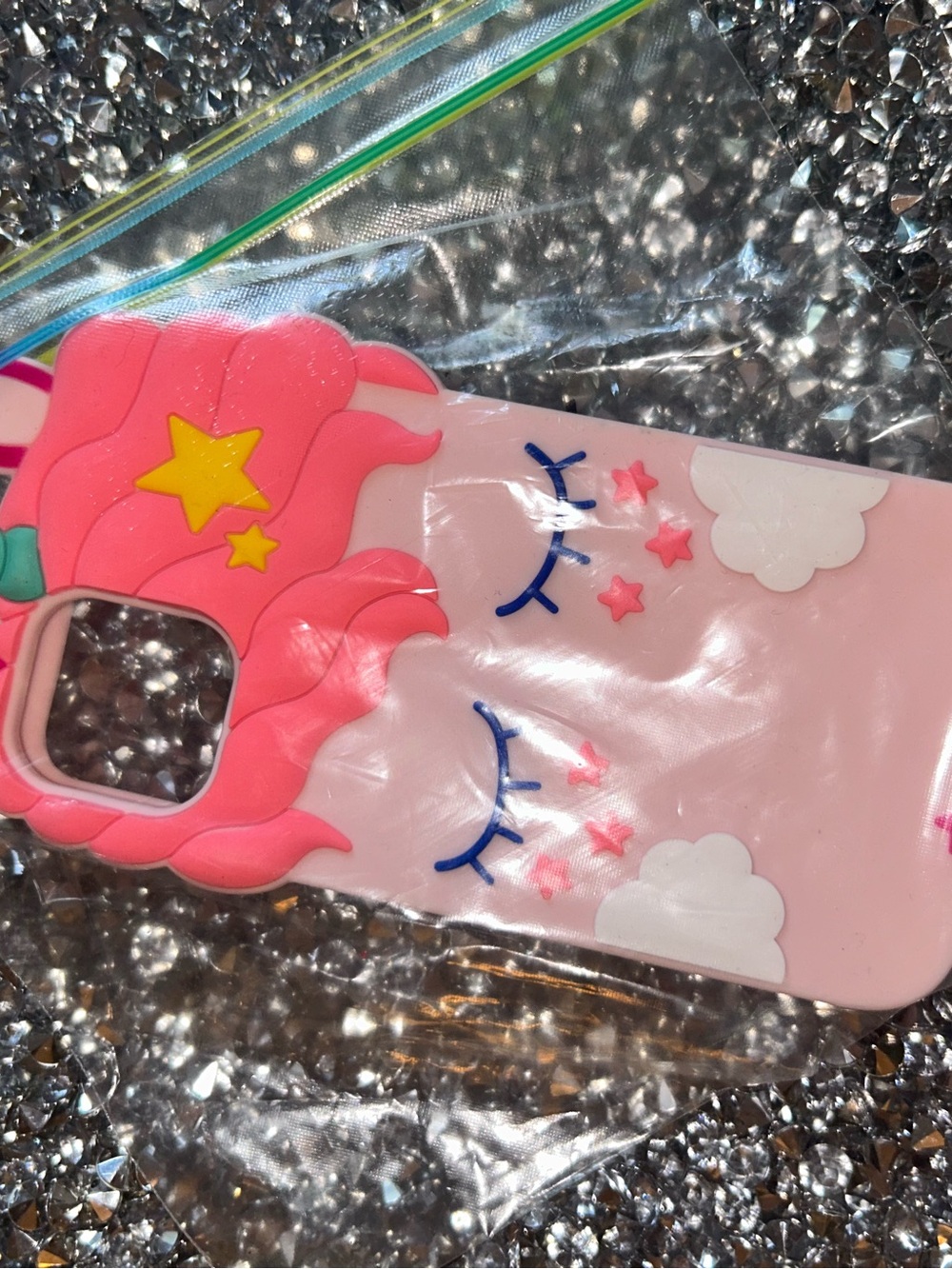Pink Unicorn Cloud Silicone Phone Case - Cute Protective Cover
